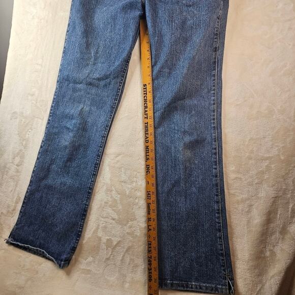 Vintage Y2K Wrangler 9/10 32 Medium Wash Western Jeans Denim Rodeo 90s Cowgirl - Picture 4 of 16